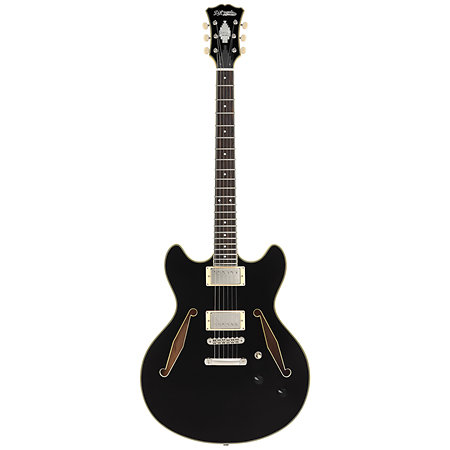 Excel DC Tour Solid Black D'Angelico