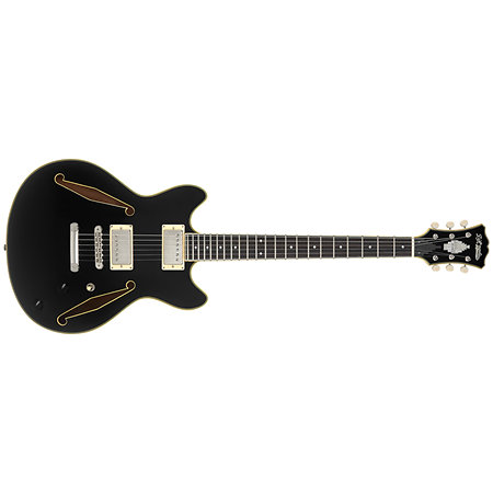 Excel Mini DC Tour Solid Black D'Angelico
