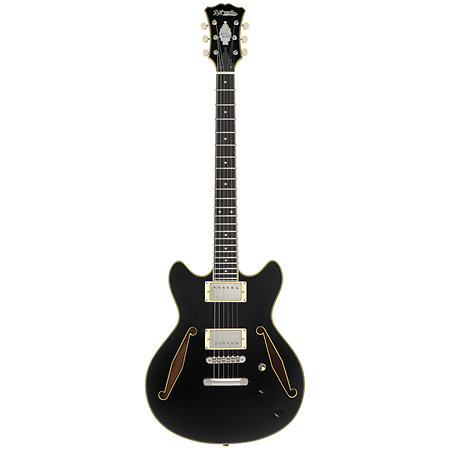 Excel Mini DC Tour Solid Black D'Angelico