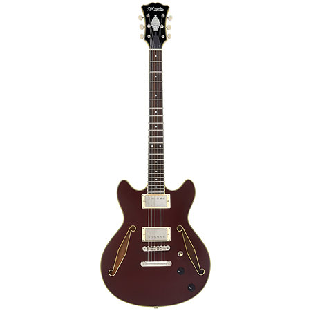 Excel Mini DC Tour Solid Wine D'Angelico