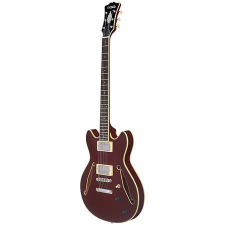 Excel Mini DC Tour Solid Wine D'Angelico