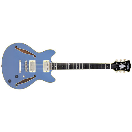 D'Angelico Excel Mini DC Tour Slate Blue