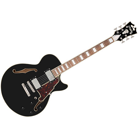 D'Angelico Premier SS Solid Black