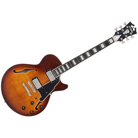 D'Angelico Premier SS Dark Iced Tea Burst