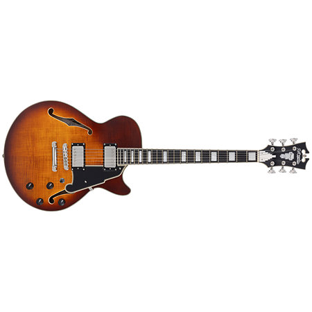 D'Angelico Premier SS Dark Iced Tea Burst