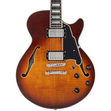 Premier SS Dark Iced Tea Burst D'Angelico