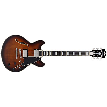 D'Angelico Premier Mini DC Brown Burst