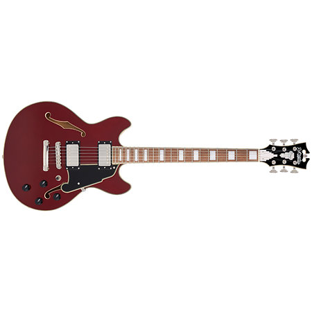 D'Angelico Premier Mini DC Burnt Red