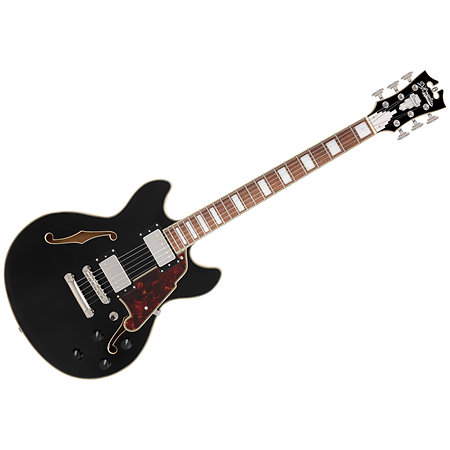 D'Angelico Premier Mini DC Solid Black