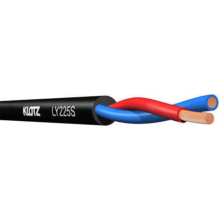 Klotz Câble HP 2x2.5mm2, bobine de 100m