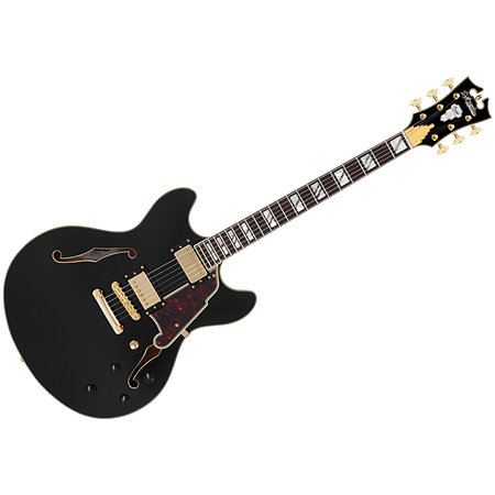 D'Angelico Excel DC Solid Black