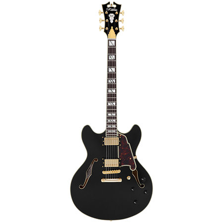 Excel DC Solid Black D'Angelico