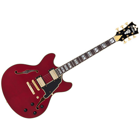 D'Angelico Excel DC Trans Cherry