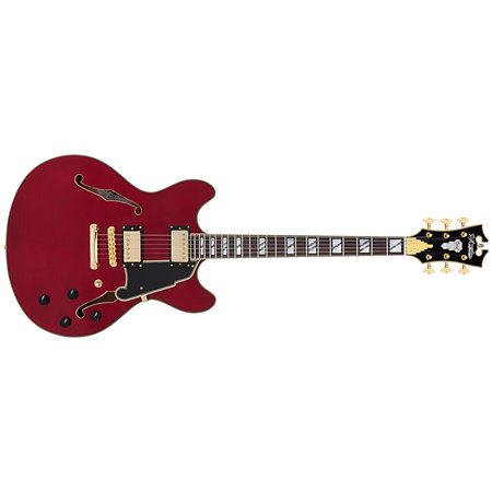D'Angelico Excel DC Trans Cherry