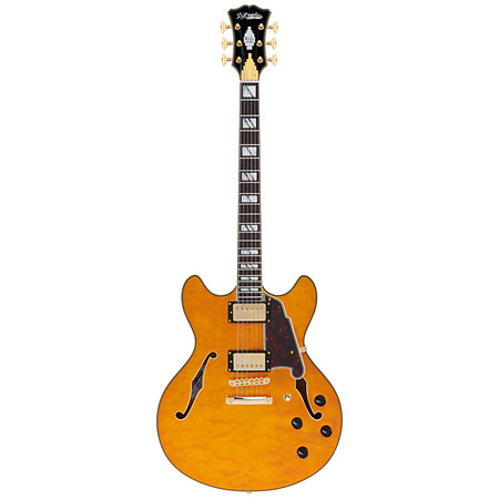 Excel DC XT Vintage Natural Quilt D'Angelico