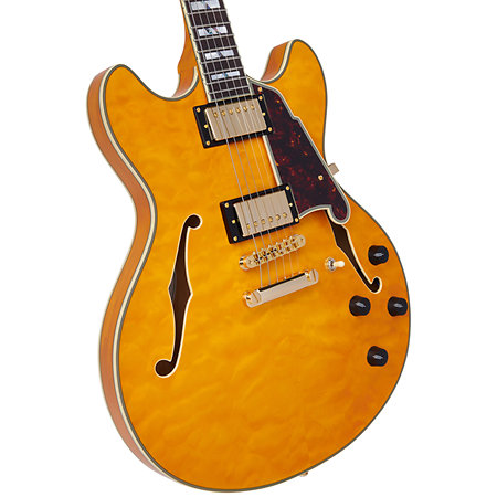 Excel DC XT Vintage Natural Quilt D'Angelico