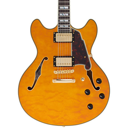 Excel DC XT Vintage Natural Quilt D'Angelico