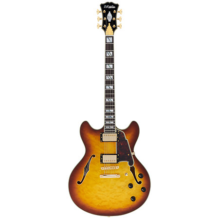 Excel DC XT Iced Tea Burst Quilt D'Angelico
