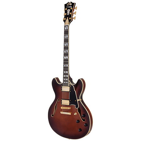 Excel DC Amaretto Burst D'Angelico