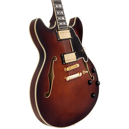 Excel DC Amaretto Burst D'Angelico