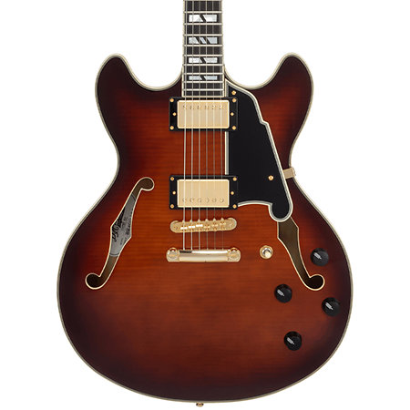 Excel DC Amaretto Burst D'Angelico