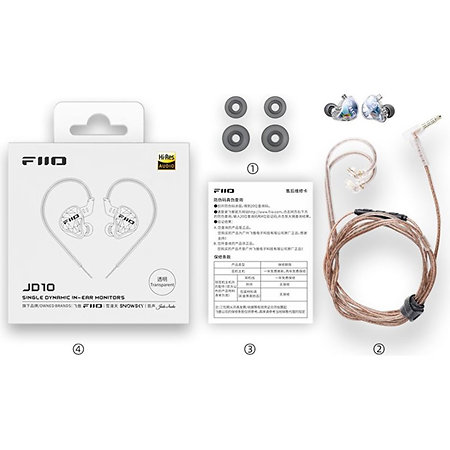 Fiio JD10 Transparent