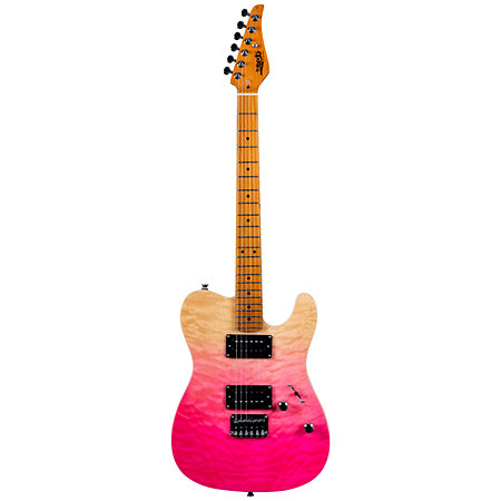 JT 450 Quilted Transparent Pink Jet Guitars