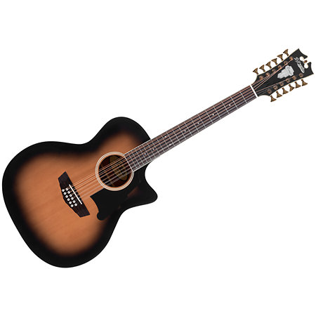 D'Angelico Premier Fulton Aged Burst 12 cordes