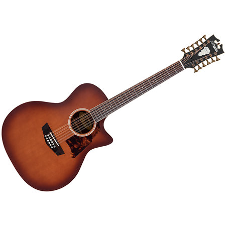 D'Angelico Premier Fulton Caramel Burst 12 cordes