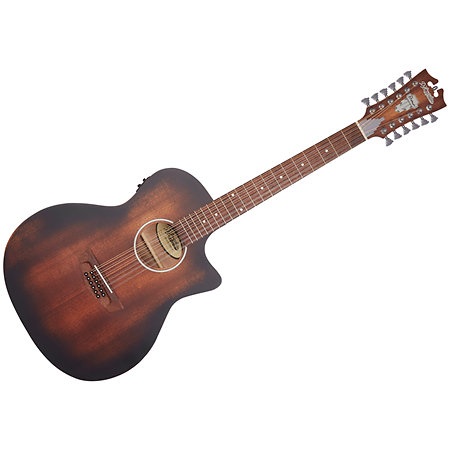 D'Angelico Premier Fulton LS Aged Mahogany 12 cordes