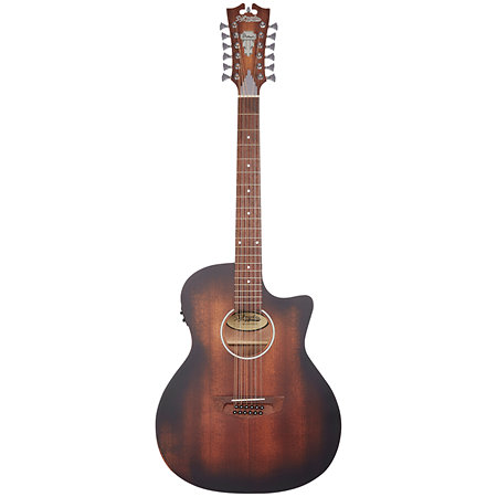 Premier Fulton LS Aged Mahogany 12 cordes D'Angelico