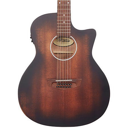 Premier Fulton LS Aged Mahogany 12 cordes D'Angelico