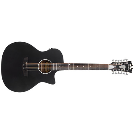 Premier Fulton LS Matte Black 12 cordes D'Angelico