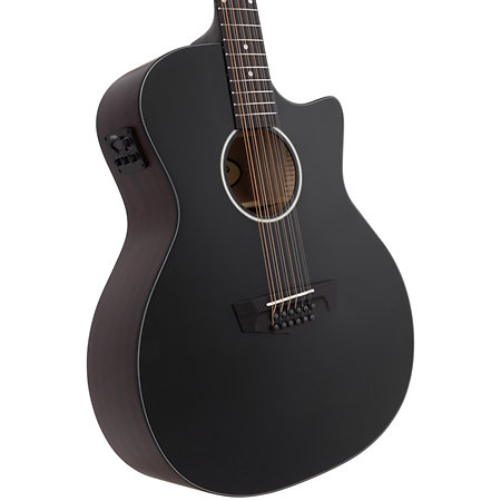 Premier Fulton LS Matte Black 12 cordes D'Angelico