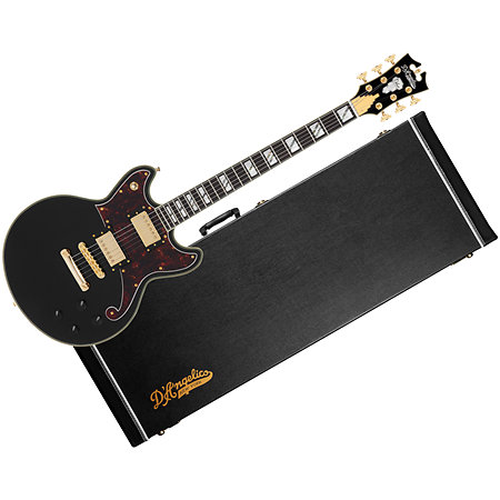 D'Angelico Deluxe Brighton Solid Black