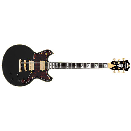 Deluxe Brighton Solid Black D'Angelico