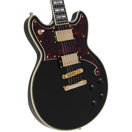 Deluxe Brighton Solid Black D'Angelico