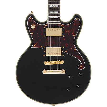 Deluxe Brighton Solid Black D'Angelico