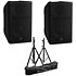 Pack DXR10 MK3 (la paire) + 2 Pieds Yamaha