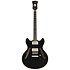 Excel DC Tour Solid Black D'Angelico