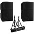 Pack DXR15 MK3 (la paire) + 2 Pieds Yamaha