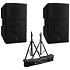 Pack CXR12 MK3 (la paire) + 2 Pieds Yamaha