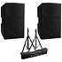 Pack CXR15 MK3 (la paire) + 2 Pieds Yamaha