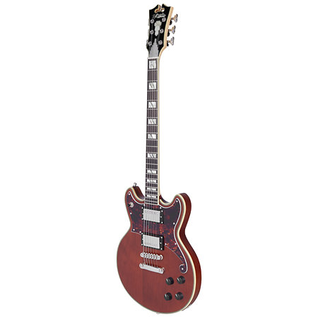 Deluxe Brighton Matte Walnut D'Angelico