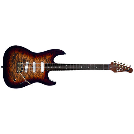 Godin Artisan ST-III Whiskey Burst EN