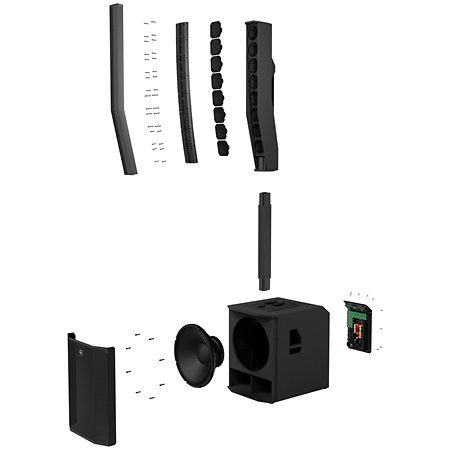 Pack Evolve 90 Black + accessoires Electro-Voice