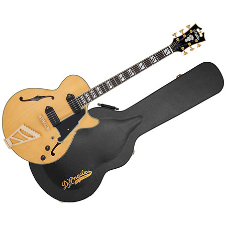 D'Angelico Deluxe SS Baritone Satin Honey