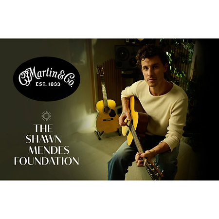 000-10E Shawn Mendes + Housse Martin Guitars