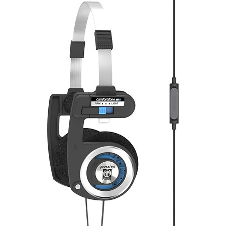 Koss Porta Pro Mic Noir et Bleu