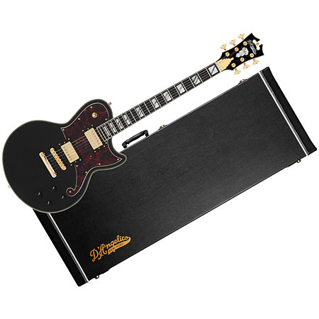 D'Angelico Deluxe Atlantic Solid Black